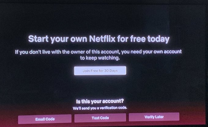 Netflix hört auf zu teilen. Quelle: GammaWire